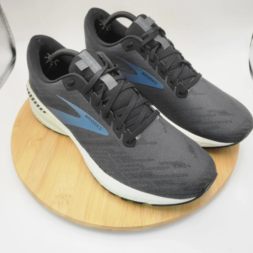 Brooks Ravenna 11 Mens Running Shoes Grey Blue 1103301D060 Size 11.5